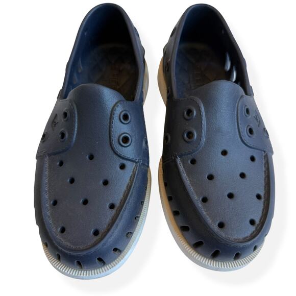 Sperry Top Sider Navy Blue Boat Shoes Mens 3 Womens 5 - Picture 1 of 11